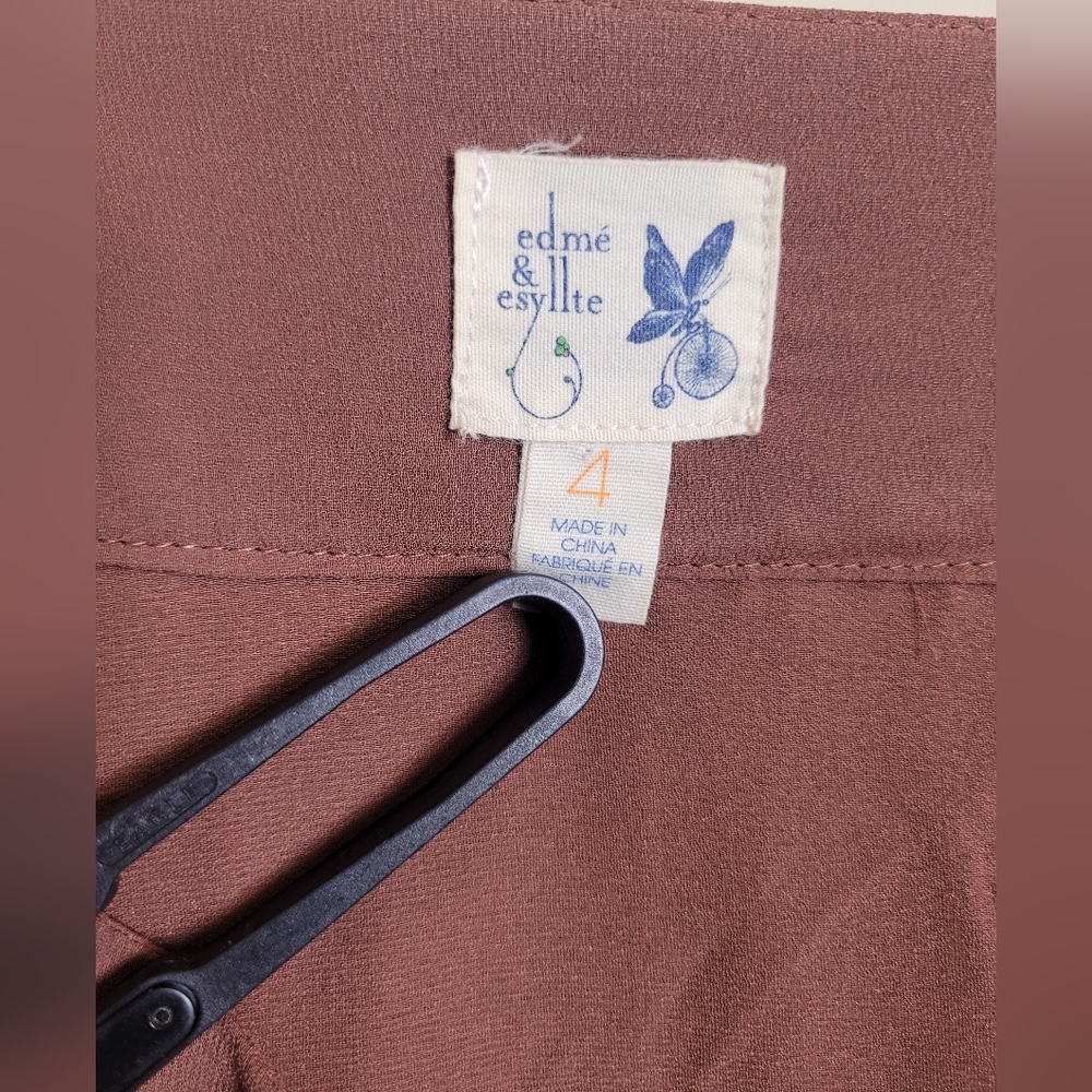 Anthroplogie Edme & Esyllte Mauve Maxi Skirt 4 - Picture 2 of 10
